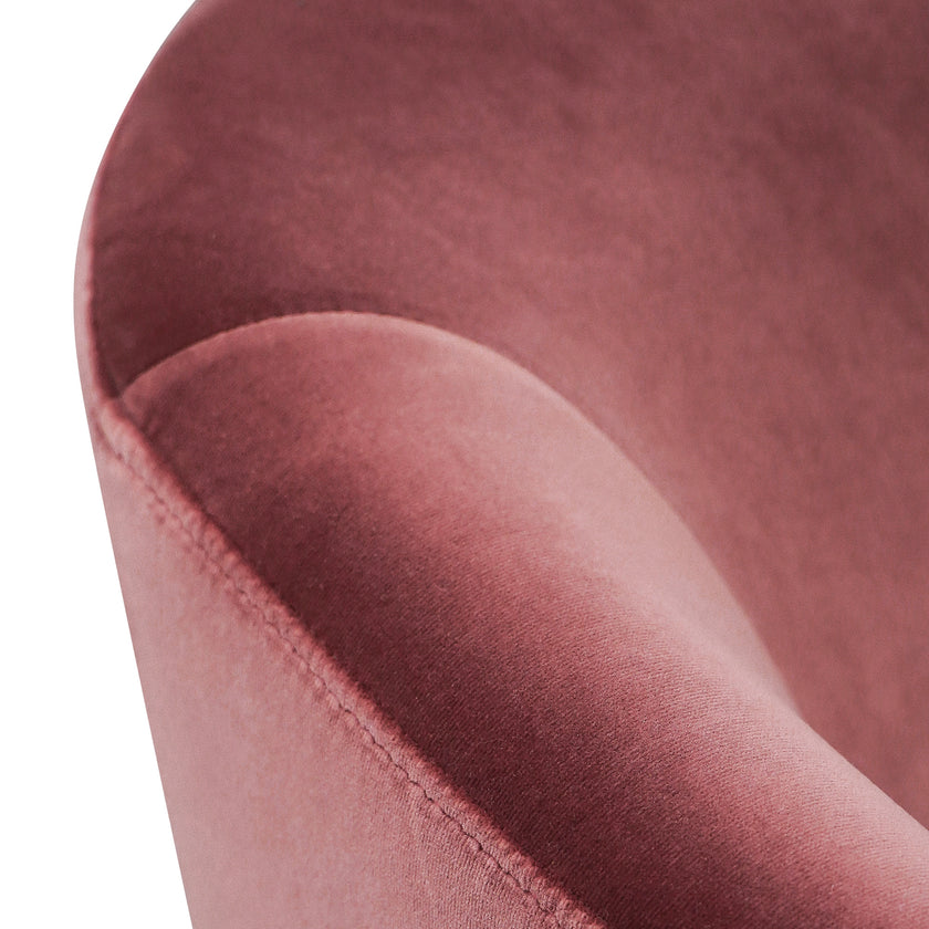 CLC2739-KSO Swivel Lounge Chair - Blood Orange