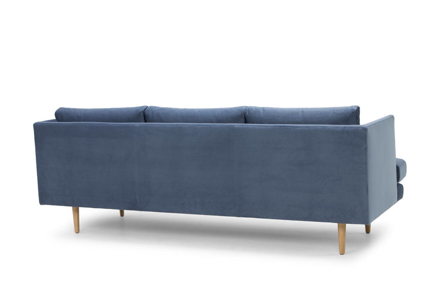 CLC761 3 Seater Fabric Sofa - Dust Blue