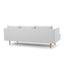 CLC763 3 Seater Sofa - Light Texture Grey