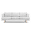 CLC763 3 Seater Sofa - Light Texture Grey
