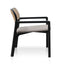 CLC6039-SD Fabric Armchair - Caramel Grey with Black Legs