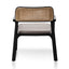 CLC6039-SD Fabric Armchair - Caramel Grey with Black Legs