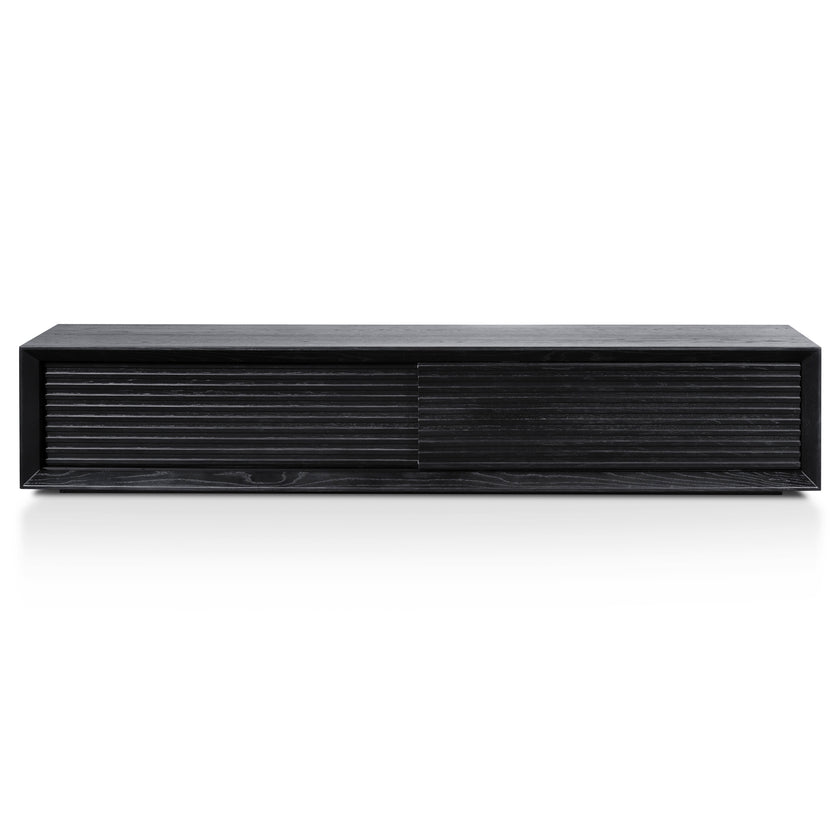 CTV6203-CN 2.3m Wooden TV Entertainment Unit - Black Oak