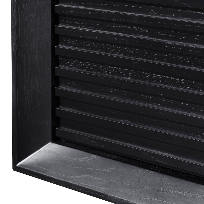 CTV6203-CN 2.3m Wooden TV Entertainment Unit - Black Oak