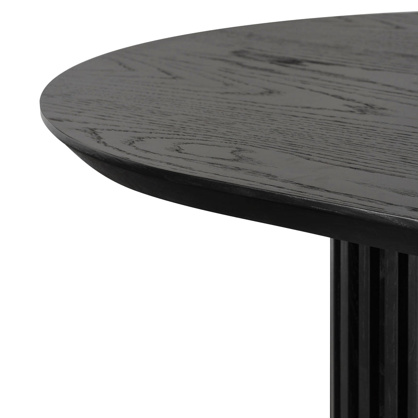 CDT6133-CN  2.2m Wooden Dining Table - Black Oak