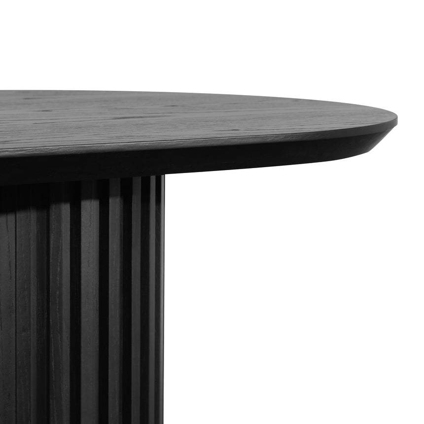 CDT6133-CN  2.2m Wooden Dining Table - Black Oak