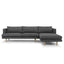 CLC768 3 Seater With Right Chaise - Metal Grey