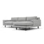 CLC2870-FA 3 Seater Right Chaise Sofa - Graphite Grey with Black Legs - Last one