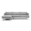CLC2863-FA Seater With Left Chaise Sofa - Graphite Grey with Natural Legs - Last one