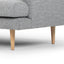 CLC2863-FA Seater With Left Chaise Sofa - Graphite Grey with Natural Legs - Last one