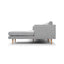 CLC2864-FA 3 Seater With Right Chaise Sofa - Graphite Grey with Natural Legs