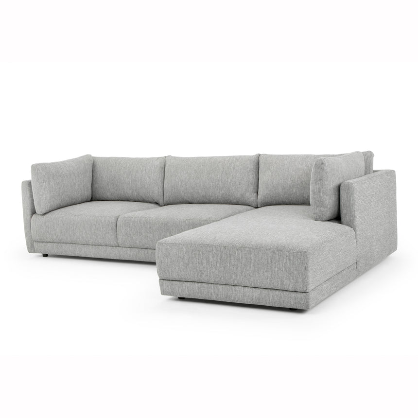 CLC8671-YY 3 Seater Left Chaise Sofa -  Clay Grey