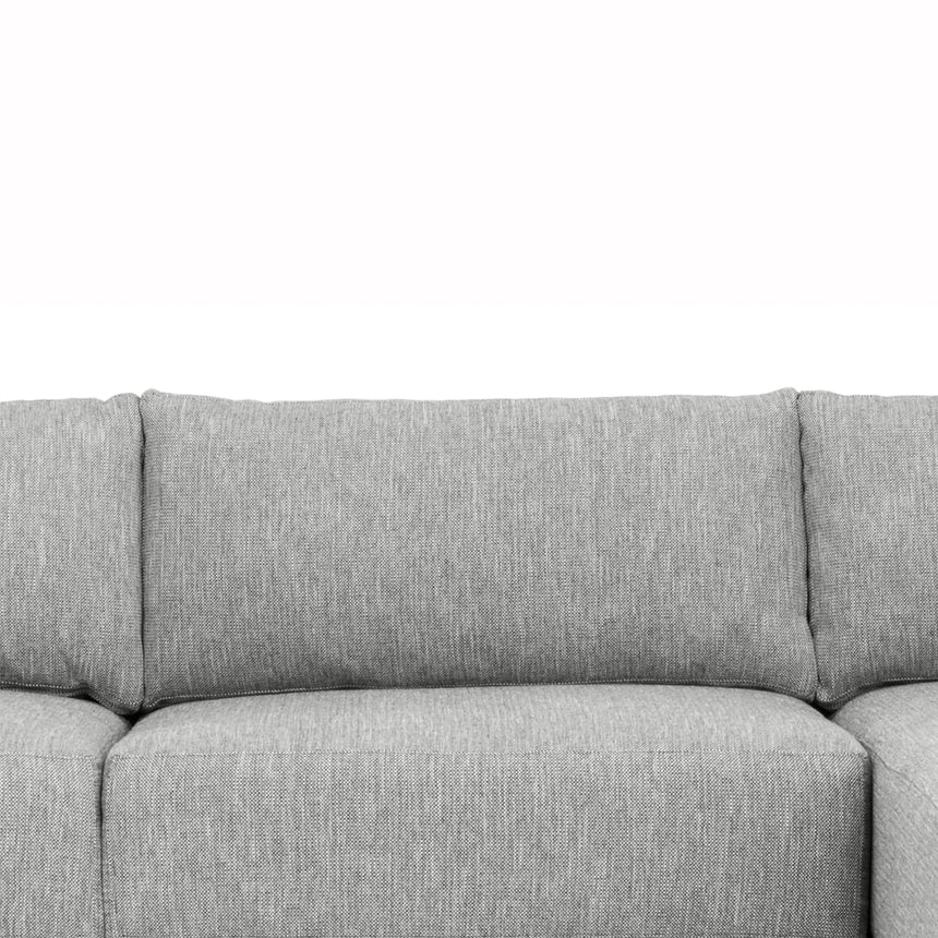 CLC2938-FA 3 Seater Right Chaise Fabric Sofa - Graphite Grey