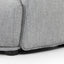 CLC2744-FA 3 Seater Left Chaise Sofa - Graphite Grey