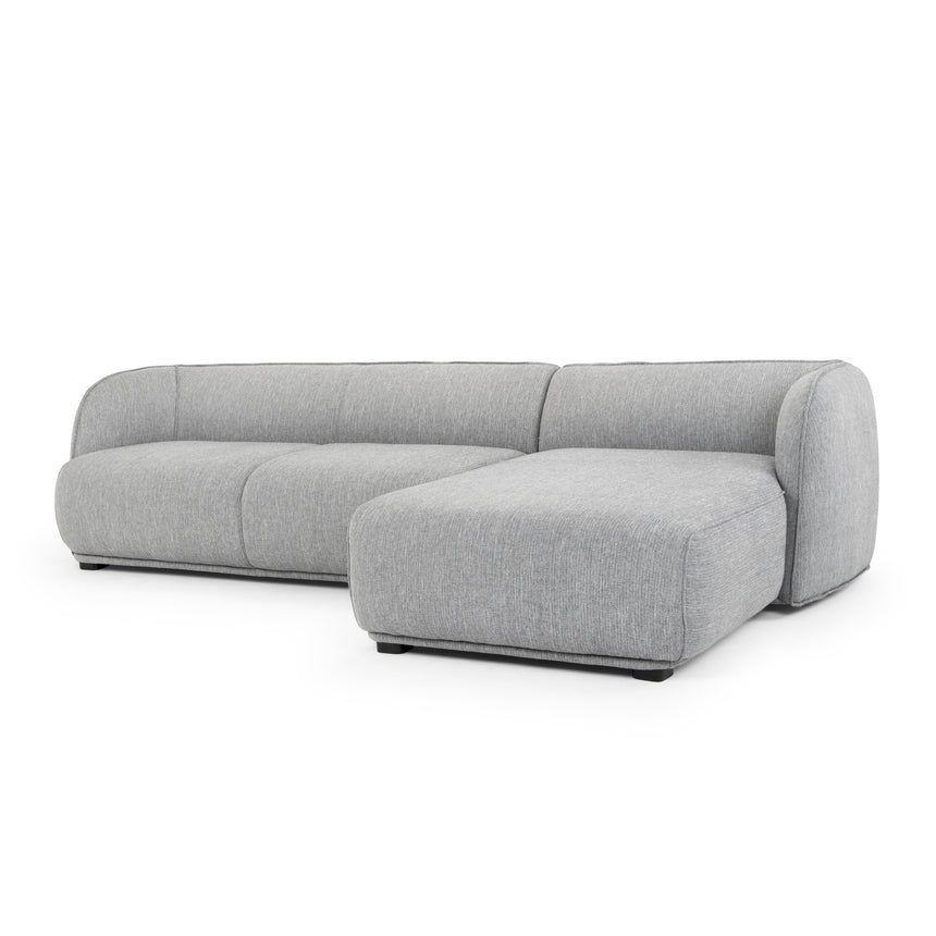 CLC8671-YY 3 Seater Left Chaise Sofa -  Clay Grey