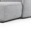 CLC2871-FA 3 Seater Right Chaise Sofa - Graphite Grey