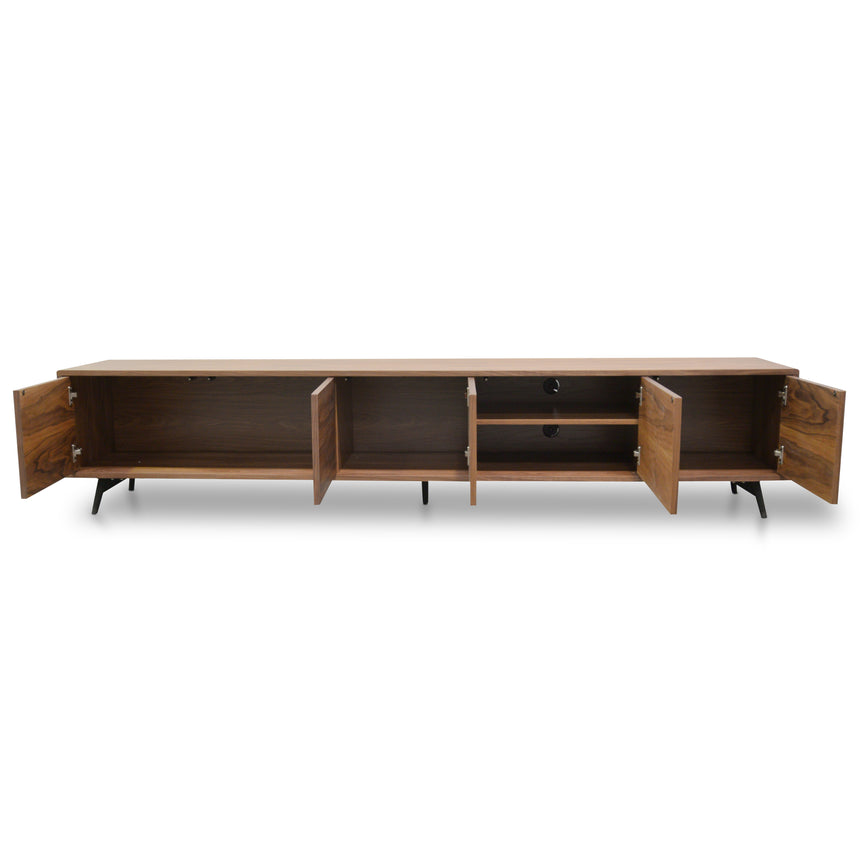 CTV106-BB 2.4m TV Entertainment  Unit - Walnut