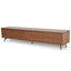 CTV106-BB 2.4m TV Entertainment  Unit - Walnut