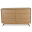 CDT1057-VN 6 Drawer Wide Chest - Natural