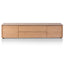 CTV6201-CN TV Entertainment Unit with Middle Drawer - Natural Oak