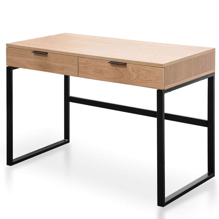 COF8452-KD 1.2m Home Office Desk - Full Black