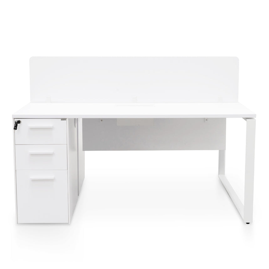 CDT10072-KD 1.2m Home Office Desk - White