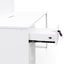 OT092-SN-OT088 2 Seater 160cm Office Desk  With Privacy Screen - White - Upgraded Legs