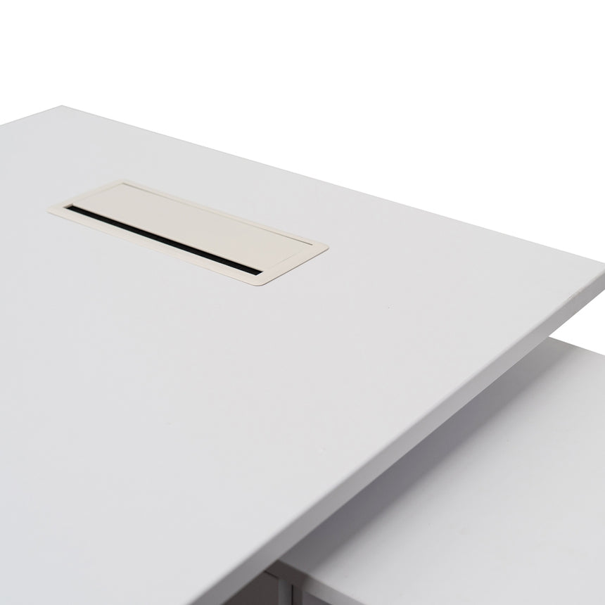 COT2347-SN 180cm Executive Office Desk Right Return - White