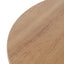 Ex Display - COT6644-SN Round Office Meeting Table - Natural with Black Base
