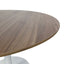 COT220 Round Office Meeting Table - Walnut