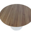 COT220 Round Office Meeting Table - Walnut