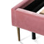 CBD6283-MI King Bed Frame - Blush Peach Velvet