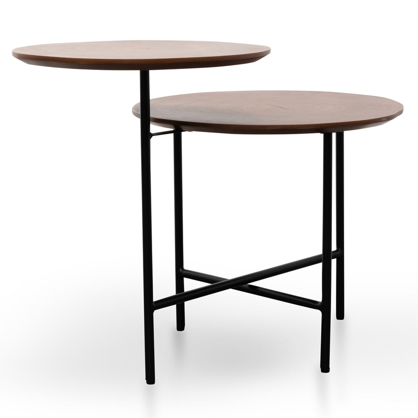 CST6918-SD Round Side Table - Full Black