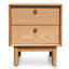 CST2324-VN 2 Drawer Side Table - Oak