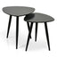 CST2410-KD Set of Side Table - Black