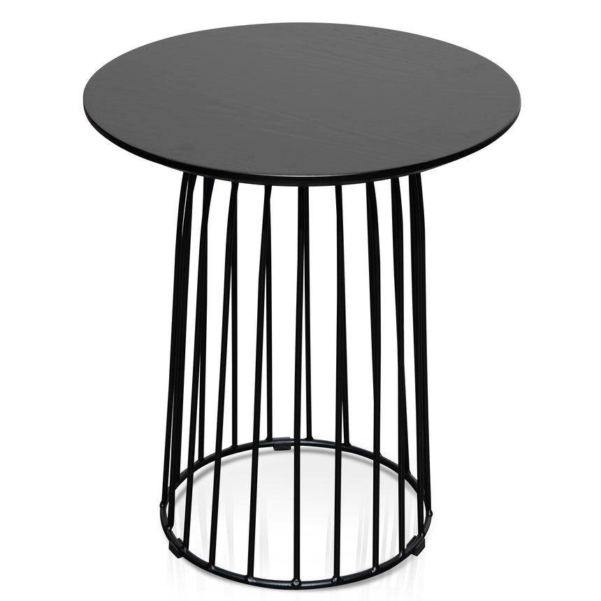 CST2477-KD Side Table Set - Black Oak Veneer