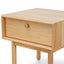 CST370-VN Lamp Side Table with Drawer - Natural