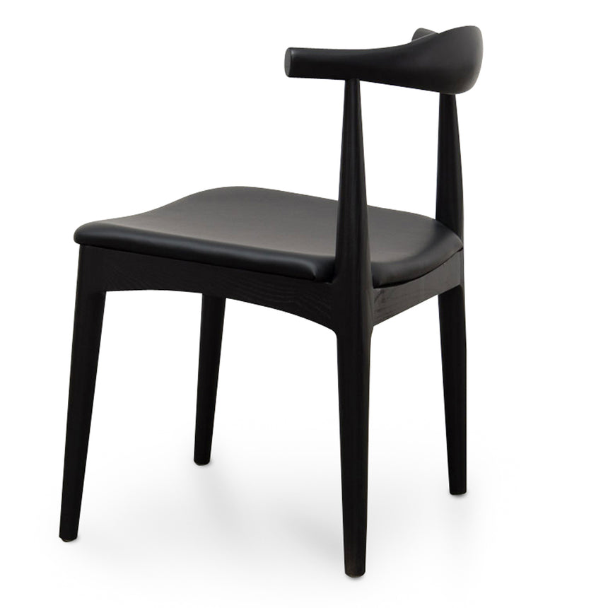 CDC183-SD Elbow Dining Chair -Black