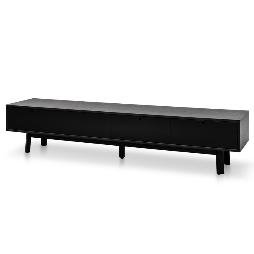 CTV2810-KD Entertainment TV Unit - Natural with Black Legs