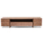 CTV2610-BB Lowline 2.1m Entertainment TV Unit In Walnut - Timber Legs