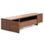 CTV2610-BB Lowline 2.1m Entertainment TV Unit In Walnut - Timber Legs