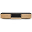 CTV2632-BB 2.3m TV Unit - Black with Natural Drawers