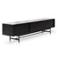 CTV6052-KD 2.1m Wooden Entertainment TV Unit - Full Black