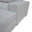 CLC802 3 Seater Sofa With Chaise - Light Texture Grey